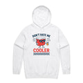 I'm A Little Cooler Men's AS Colour Hoodie White Mens Hoodie Printed In Australia