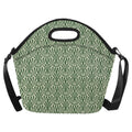 Green Pattern Neoprene Lunch Bag One Size Neoprene Lunch Bag Printed Offshore