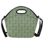 Green Pattern - Neoprene Lunch Bag One Size Neoprene Lunch Bag Printed Offshore