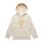 Music Tree - Kids Hoodie Ecru Kids Hoodie Printed In Australia