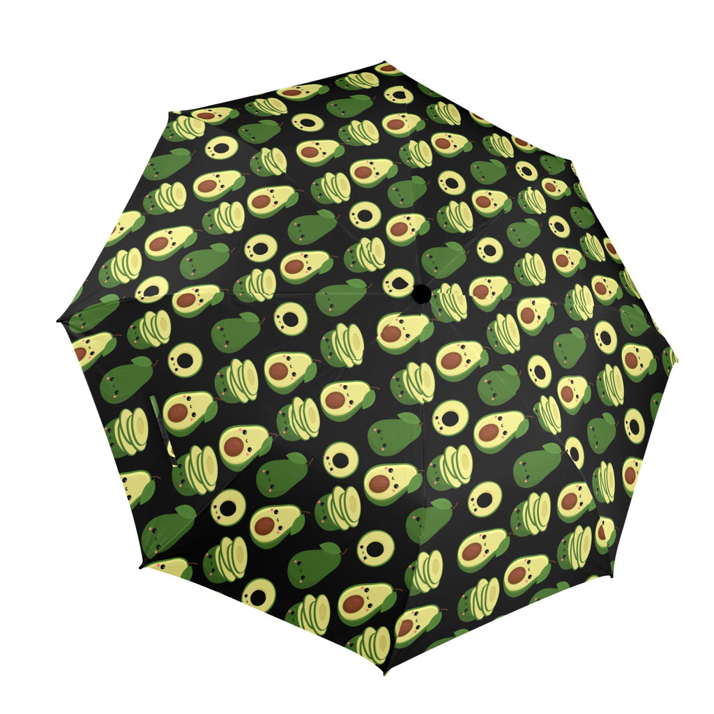 Cute Avocados - Semi-Automatic Foldable Umbrella (Model U12) One Size Semi-Automatic Foldable Umbrella (U12)
