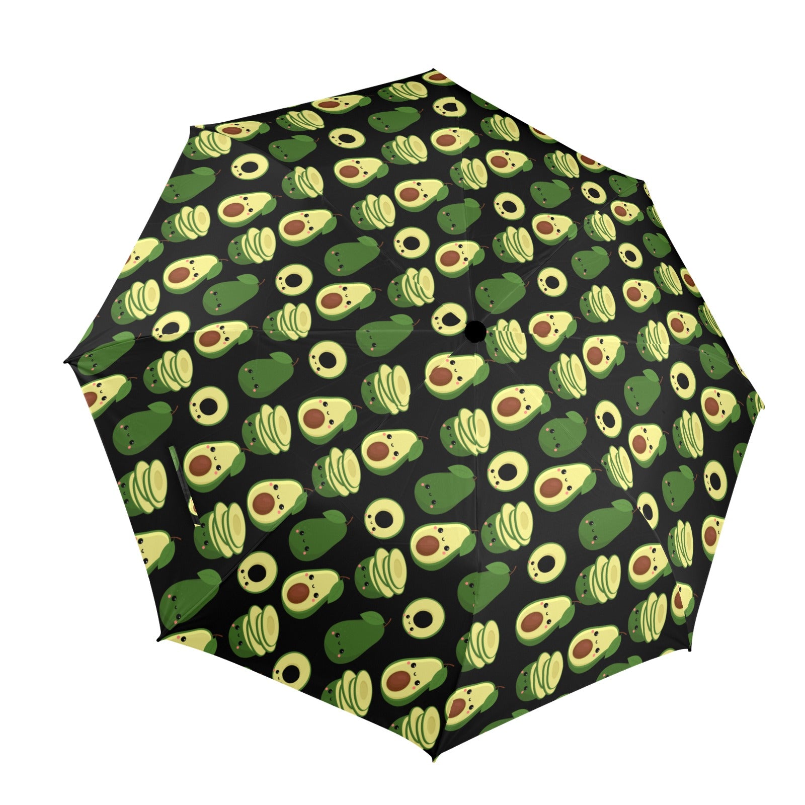 Cute Avocados - Semi-Automatic Foldable Umbrella (Model U12) One Size Semi-Automatic Foldable Umbrella (U12)