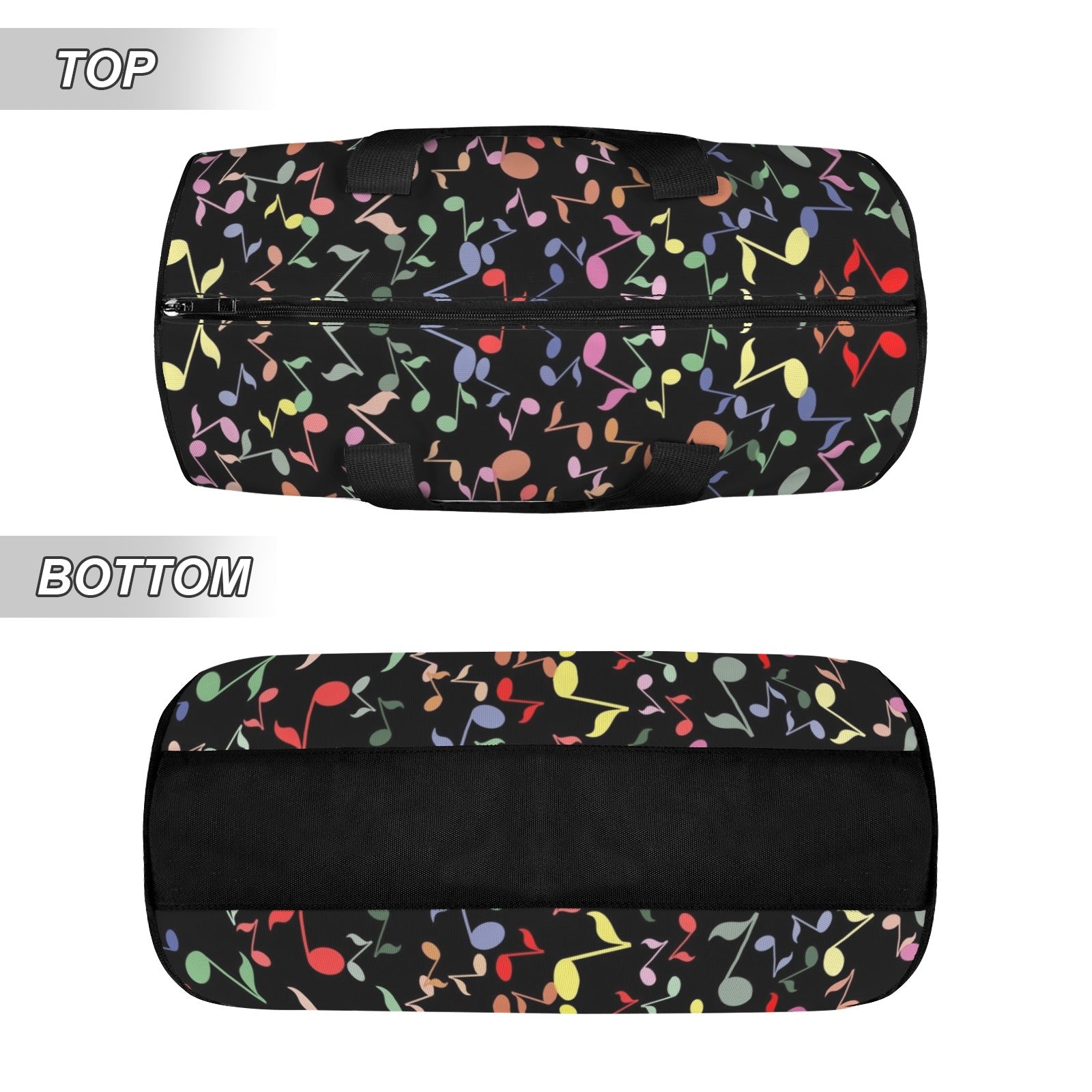 Quavers, Music Notes Duffle Bag Duffle Bag Printed Offshore