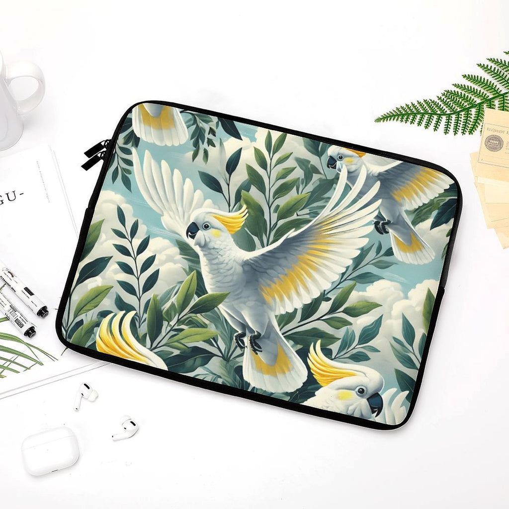 Cockatoo Laptop Sleeve (Multiple Sizes) Laptop Sleeve animal Printed Offshore