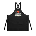 Astronaut Zebra Crossing AS Colour Carrie Apron Black One Size Apron Printed In Australia Space