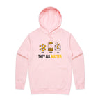 They All Matter Solid Liquid Gas Men's AS Colour Hoodie Pink Mens Hoodie Printed In Australia Science