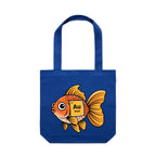 Gold Fish Periodic Table Canvas Tote Bag