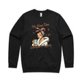 My Alone Time Is For Everyone's Safety AS Colour Stencil Crew Sweatshirt Unisex Black Sweatshirt Printed In Australia