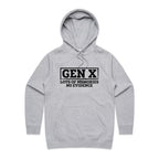 Gen X, Lots Of Memories, No Evidence Women's AS Colour Hoodie Grey Marle Womens Hoodie Printed In Australia