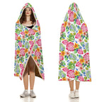Bright Tropical Kids Hooded Blanket 100cm x 130cm