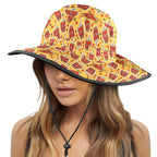 Cola Wide Brim Bucket Hat Wide Brim Bucket Hat Food Printed Offshore
