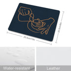 Barista Leather Mouse Pad Leather Mouse Pad Coffee Printed Offshore