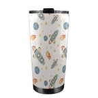 Rockets 20oz Mobile Tumbler with Lid (Black Lock) 20oz Travel Mug Printed Offshore Space