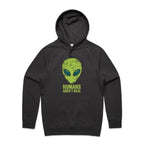 Alien, Humans Aren't Real Men's AS Colour Hoodie