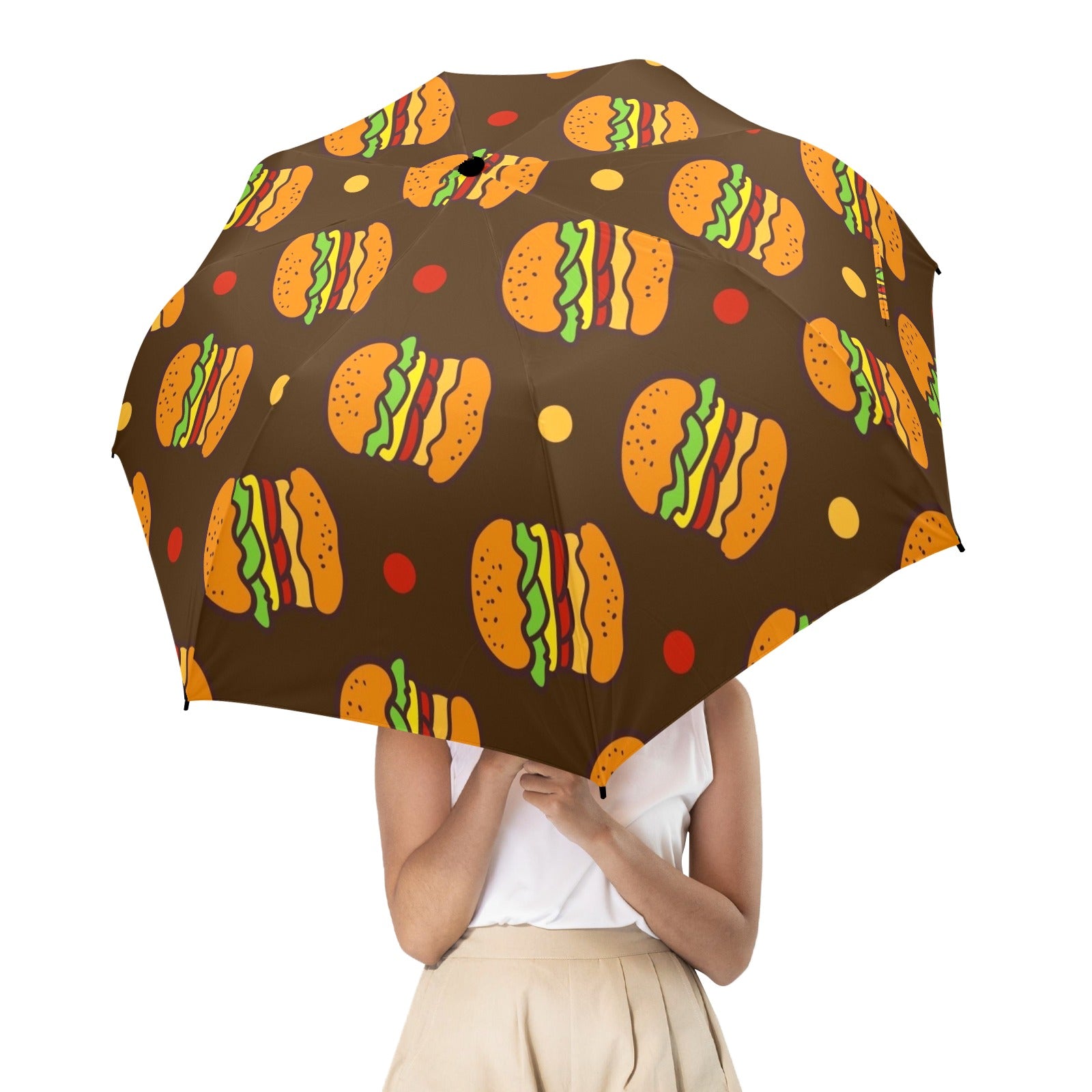 Burgers - Semi-Automatic Foldable Umbrella (Model U12) Semi-Automatic Foldable Umbrella (U12)