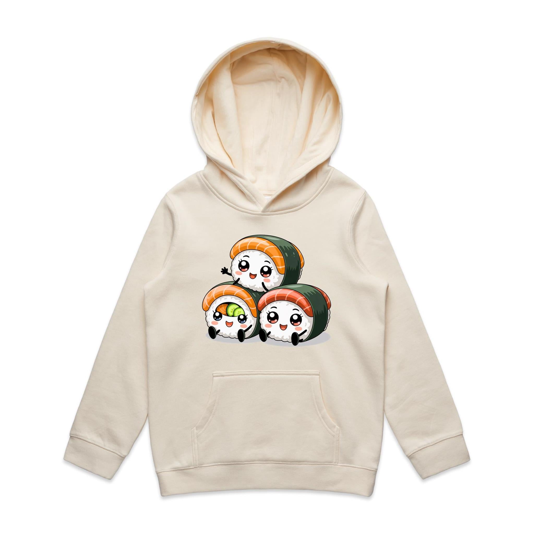 Kawaii Sushi Kids AS Colour Hoodie