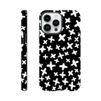 Black And White Crosses - Apple iPhone Tough case iPhone 14 Pro Max iPhone Tough Case Globally Fulfilled