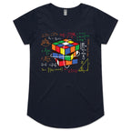 Game Cube Equations Women's Scoop Neck T-Shirt