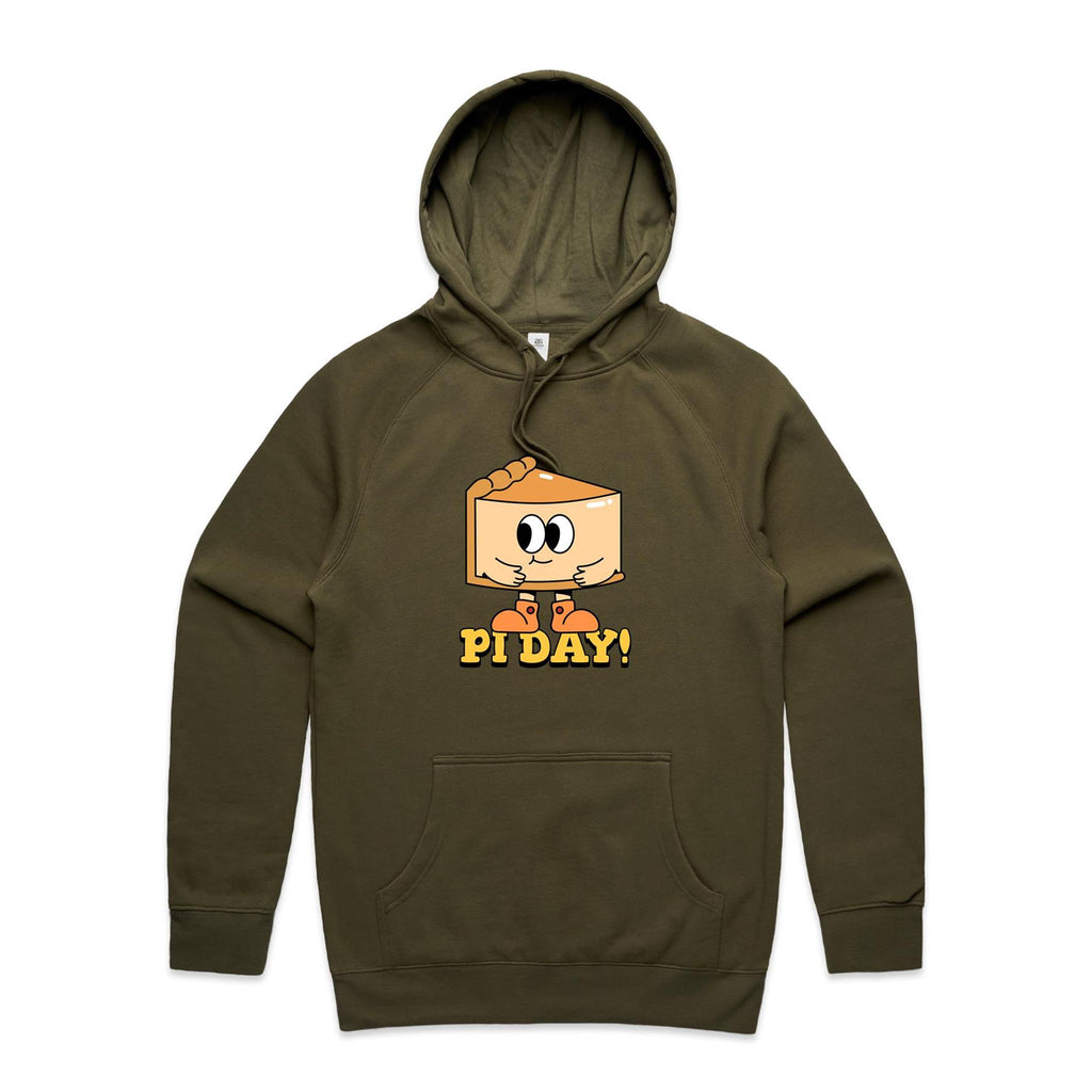 Pi Day - Mens Hoodie Army Mens Hoodie Maths Printed In Australia