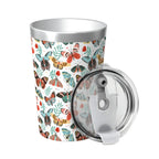 Pretty Moths And Butterflies Small Stainless Steel Travel Mug Cup 12oz/350ml