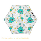 Happy Aliens Kids Safe Round Corner Umbrella