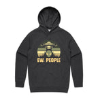 Alien, Ew People - Mens Hoodie Asphalt Marle Mens Hoodie Printed In Australia Sci Fi