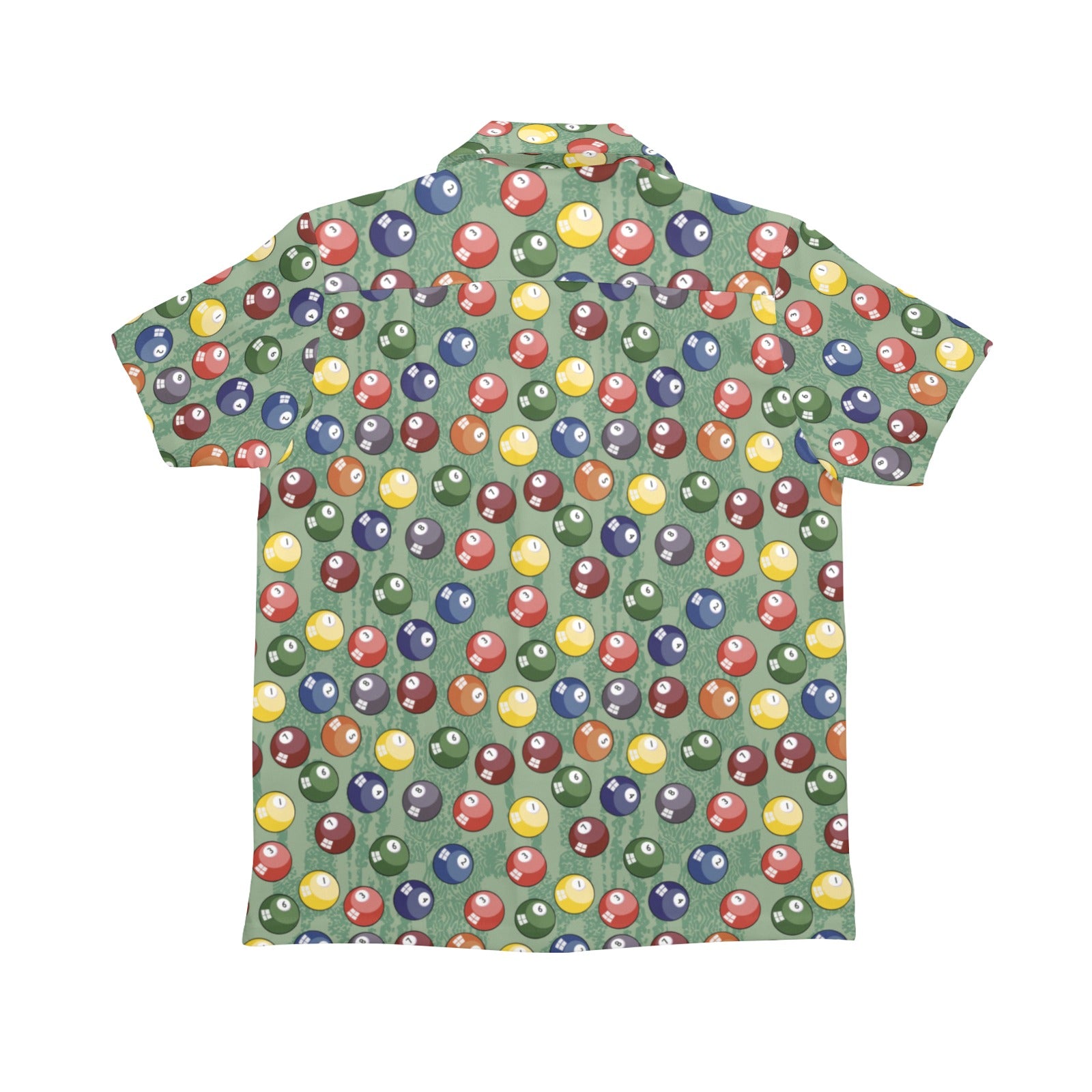 Pool Balls - Senior Kids Hawaiian Shirt