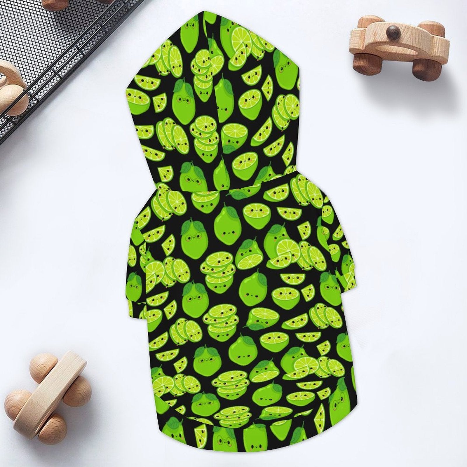 Cute Limes Pet Hoodie (Large Size)