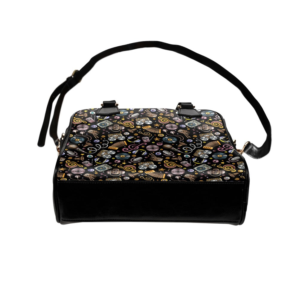 Retro Music Mix - Shoulder Handbag (Model 1634) Shoulder Handbags (1634)