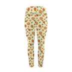 Graphic Floral Women's High Waist Pockets Yoga Leggings