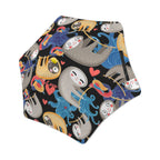 Sloths Kids Safe Round Corner Umbrella One Size Kids Safe Round Corner Umbrella animal Printed Offshore
