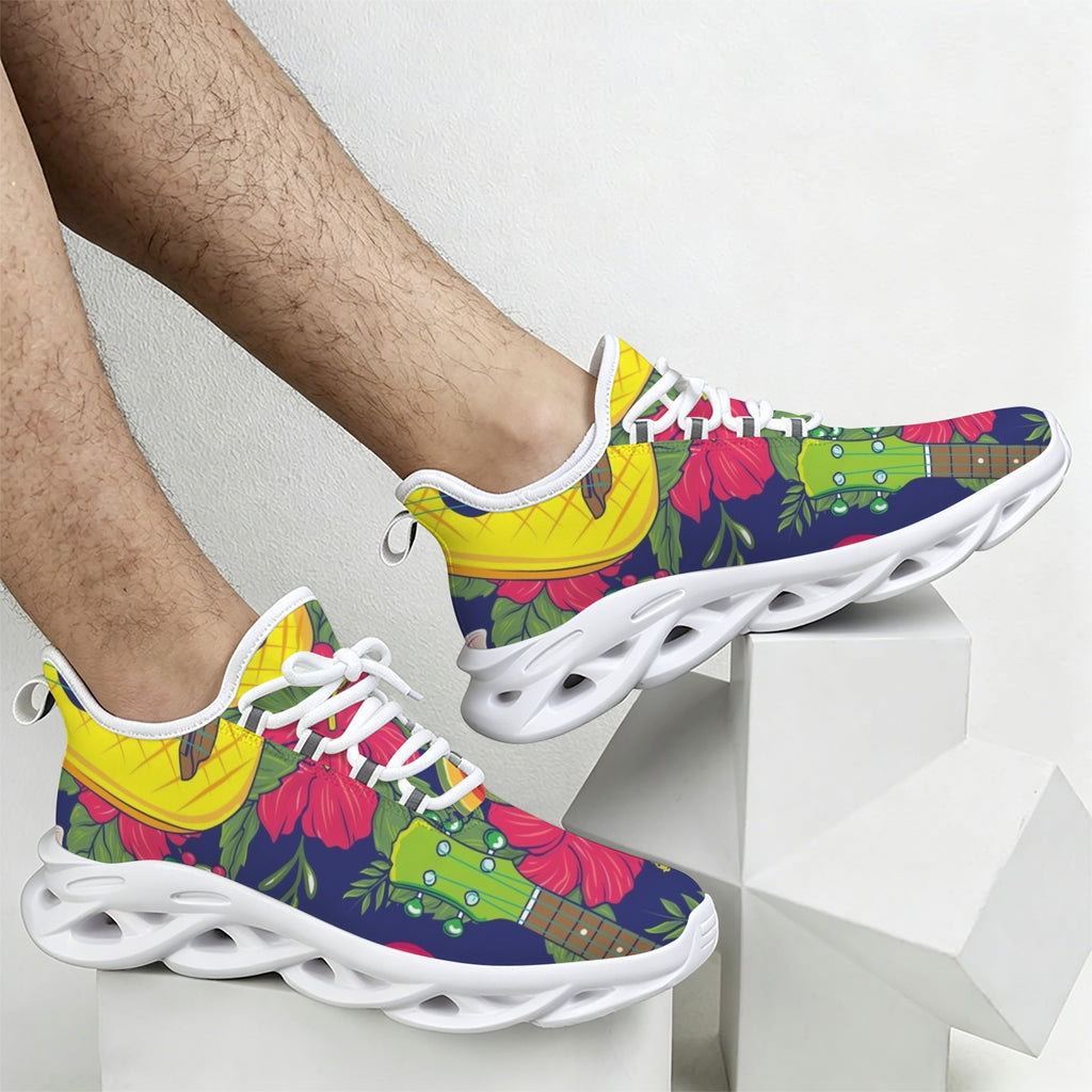 Tropical Ukulele Men's Twisted Sole Sneakers