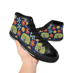 Hippie Caravan - Men's High Top Canvas Shoes