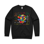 Game Cube Equations AS Colour Stencil Crew Sweatshirt