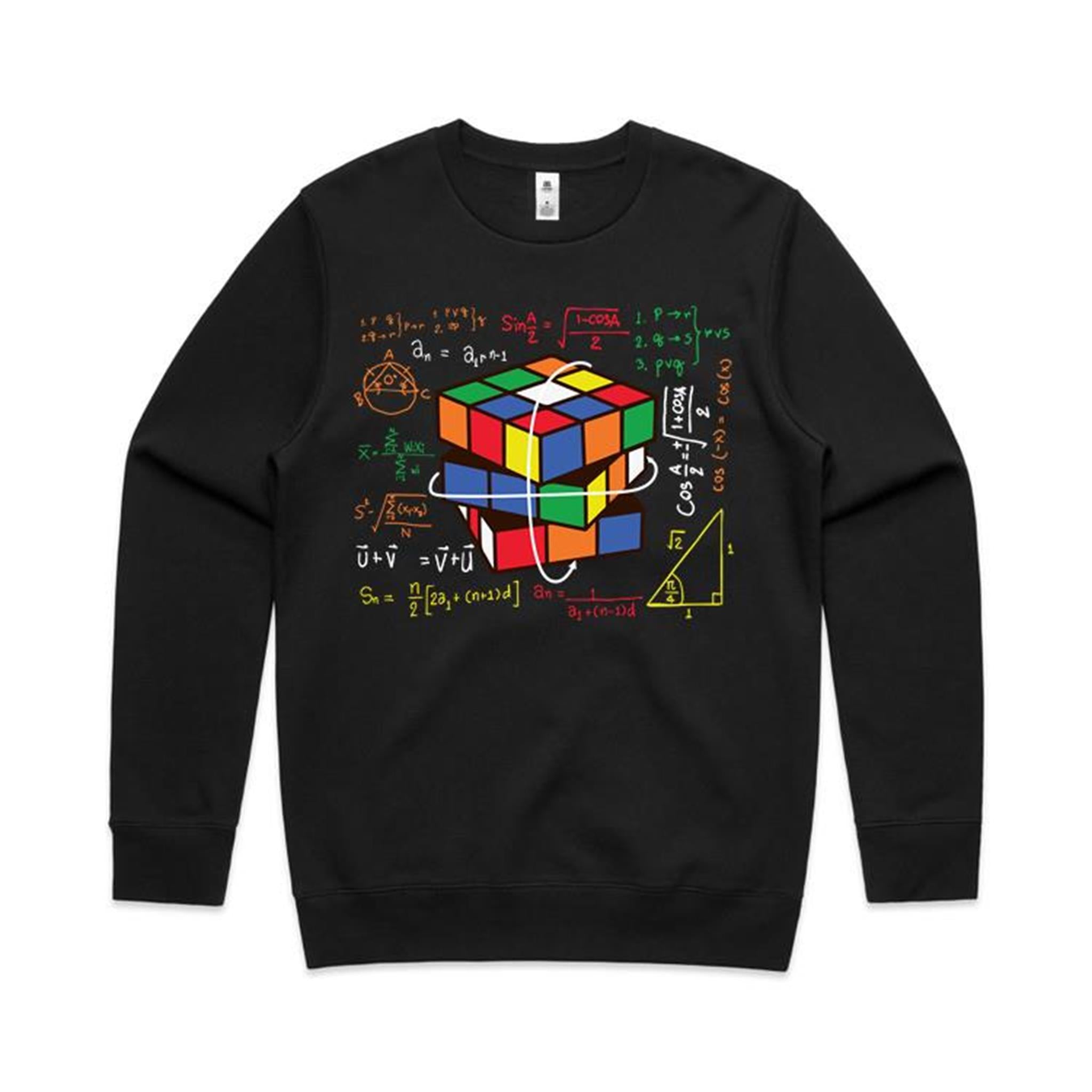 Game Cube Equations AS Colour Stencil Crew Sweatshirt