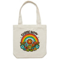 Choose Happy - Canvas Tote Bag