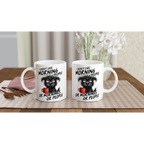 I Don't Like Morning People, Dog - White 11oz Ceramic Mug White 11oz Mug animal Globally Fulfilled