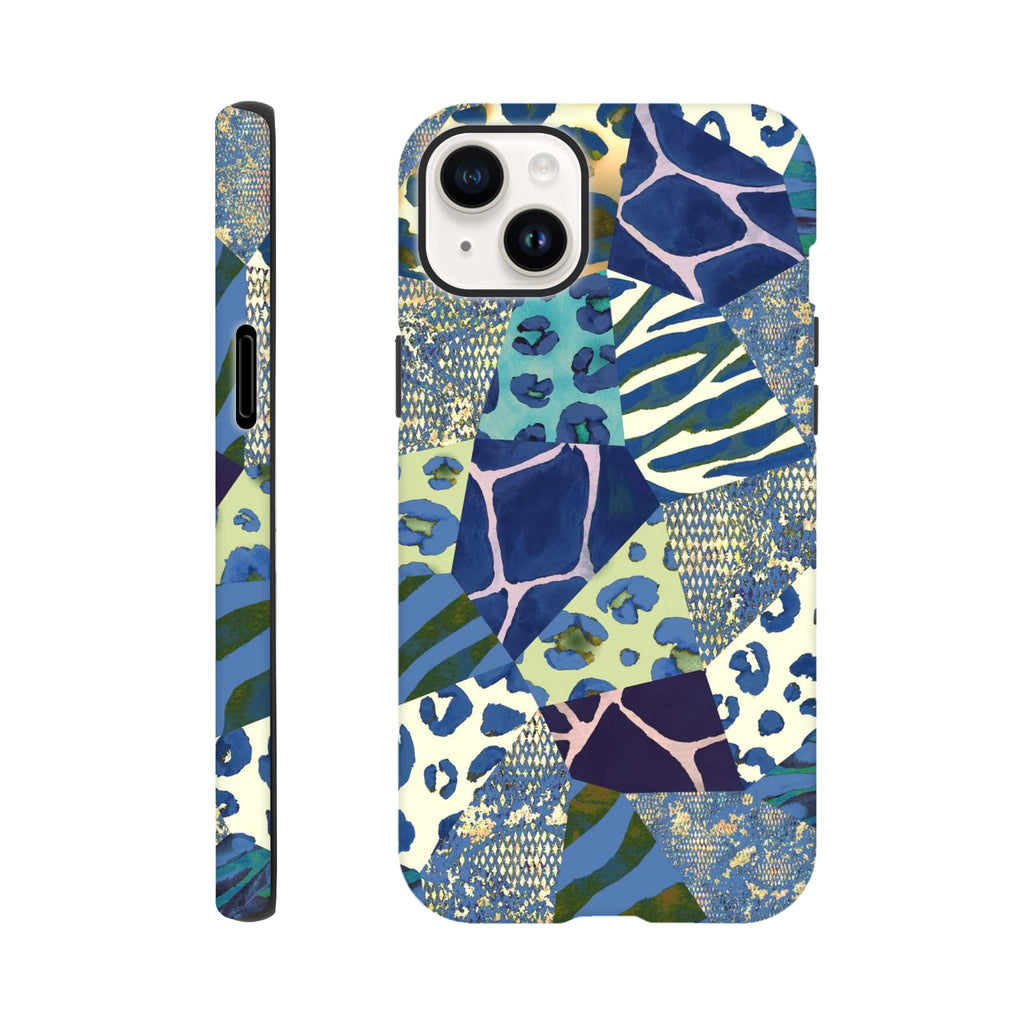 Animal Mosaic - Apple iPhone Tough case iPhone 14 Plus iPhone Tough Case animal Globally Fulfilled