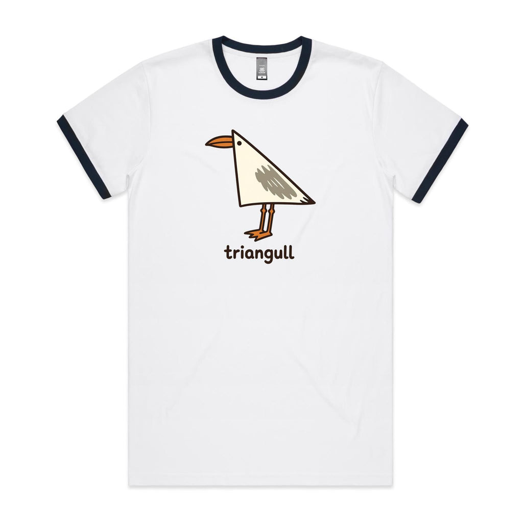 Triangull Geometry Seagull AS Colour Staple Ringer Tee