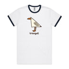 Triangull Geometry Seagull AS Colour Staple Ringer Tee