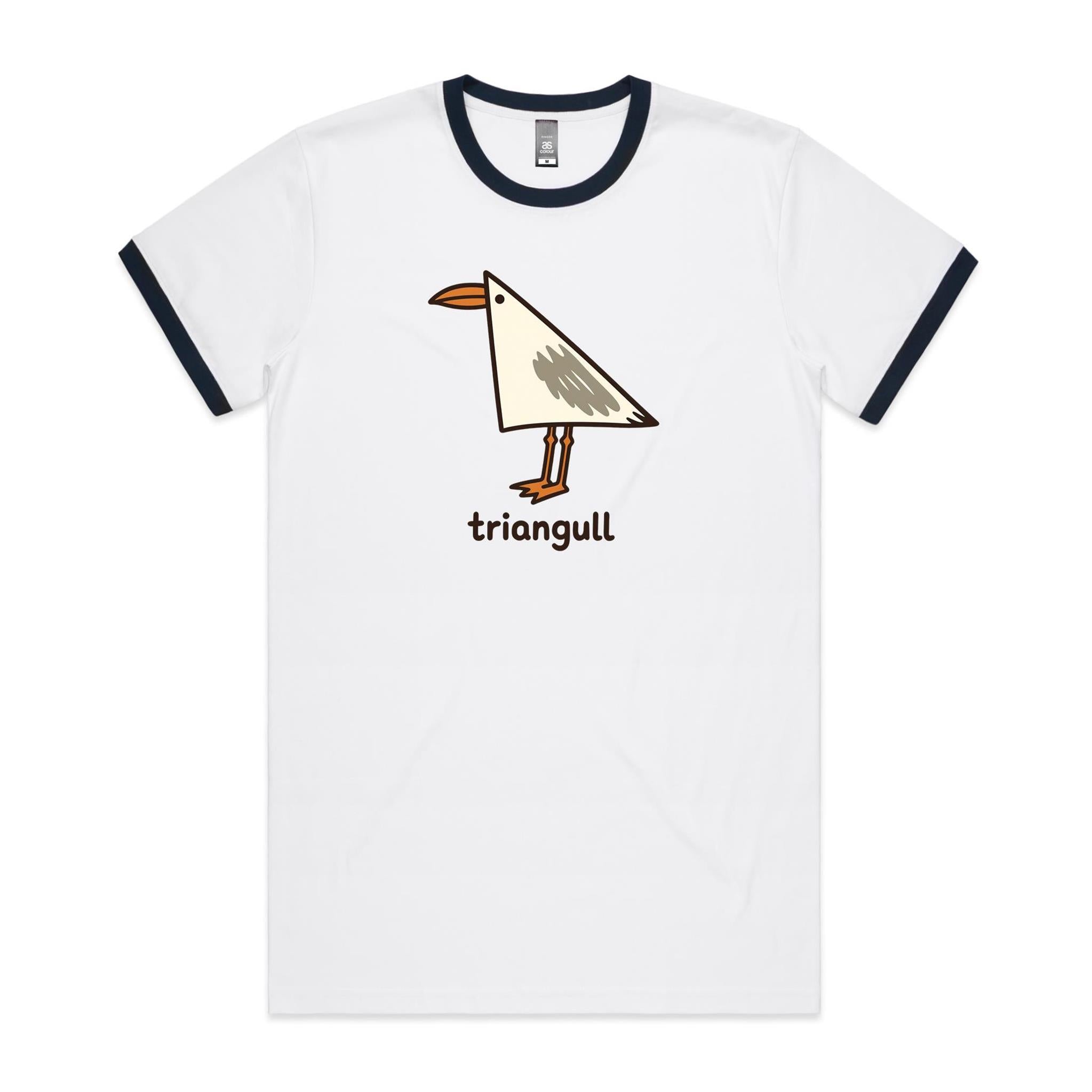 Triangull Geometry Seagull AS Colour Staple Ringer Tee