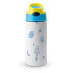 Blue Space - Little Kids Water Bottle blue 350ml Little Kids Water Bottle Printed Offshore Space