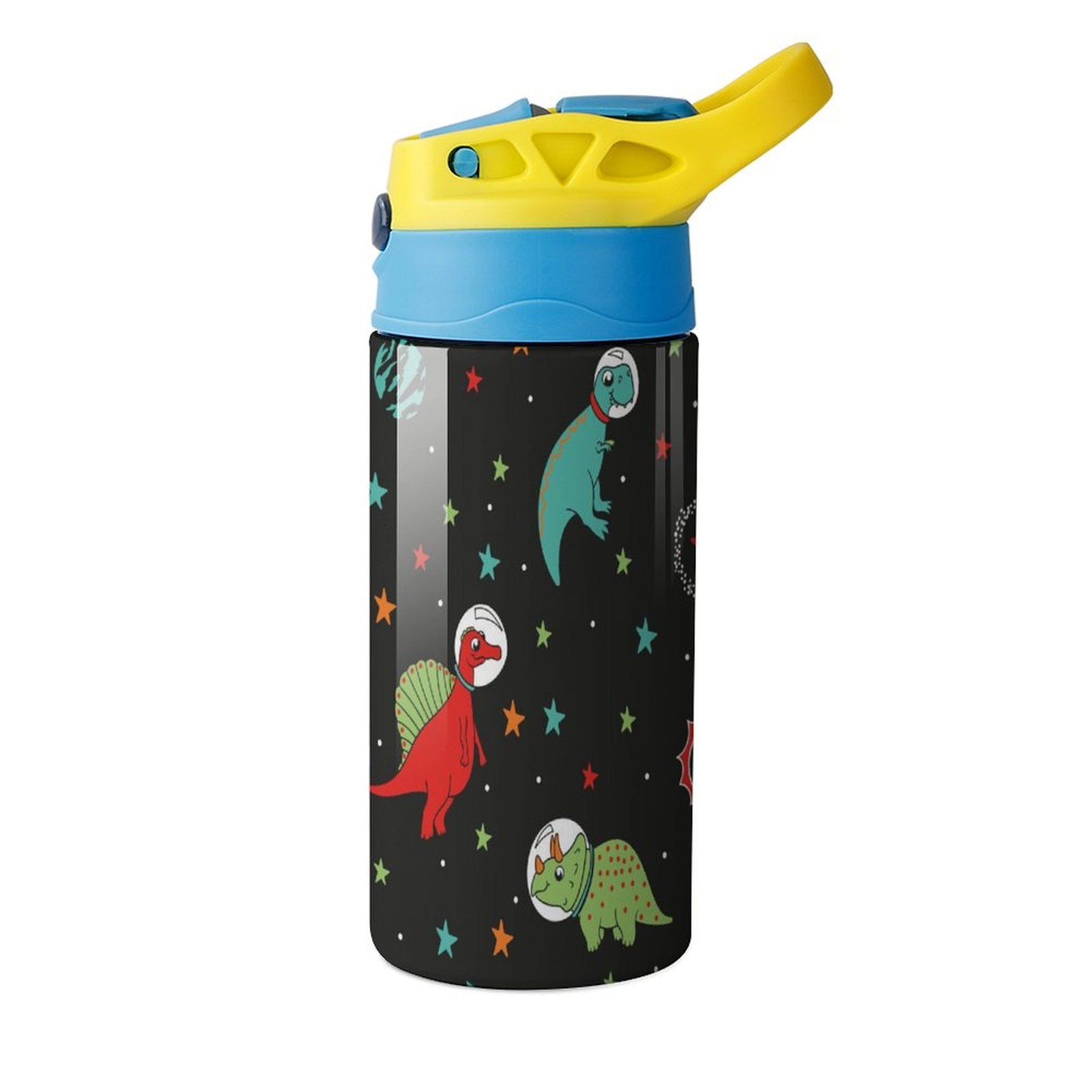 Astronaut Dinosaurs - Little Kids Water Bottle Little Kids Water Bottle animal Printed Offshore Space