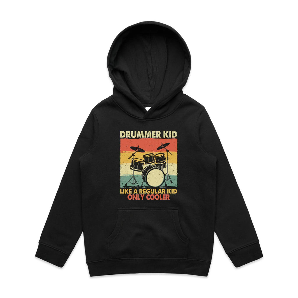 Drummer Kid - Kids Hoodie