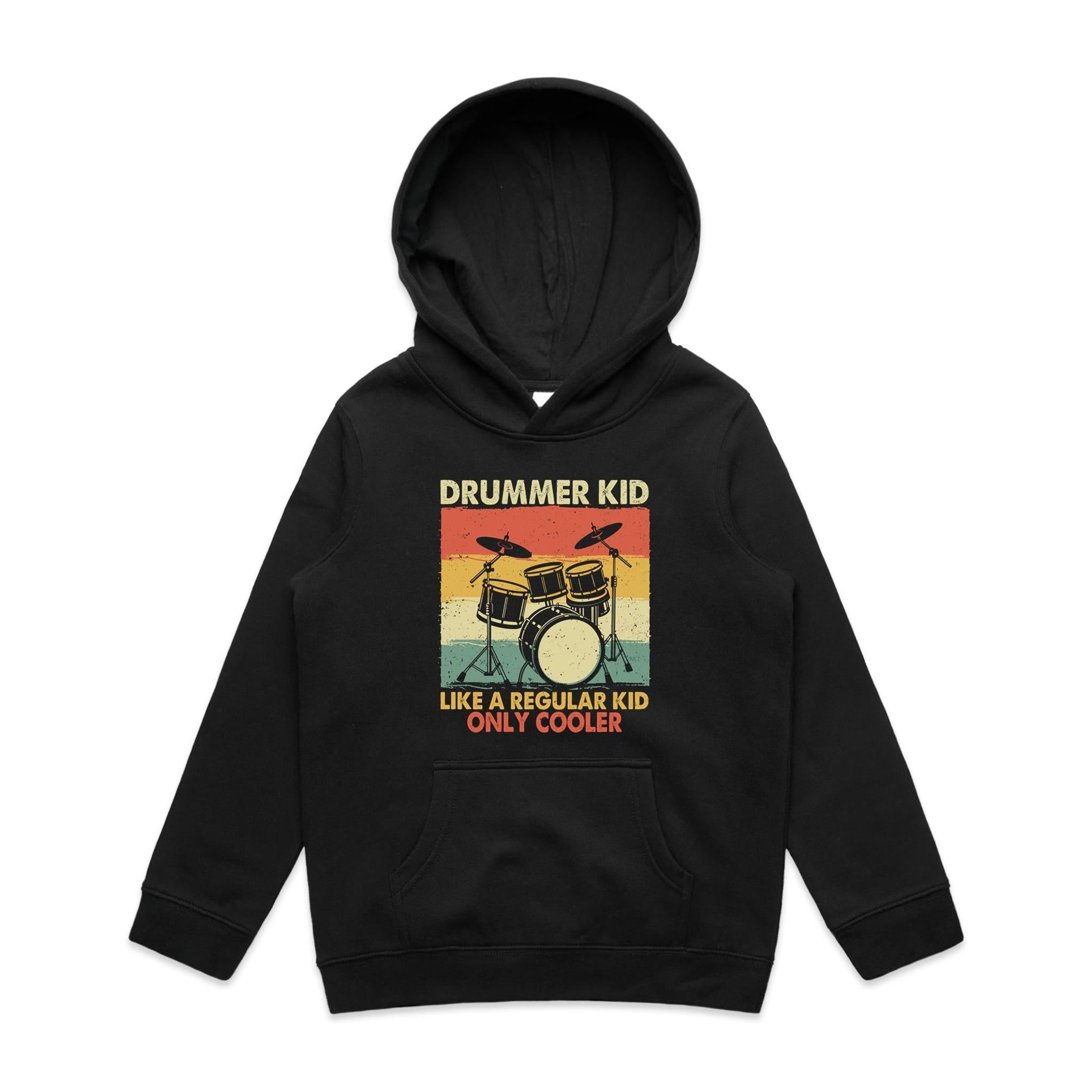 Drummer Kid - Kids Hoodie