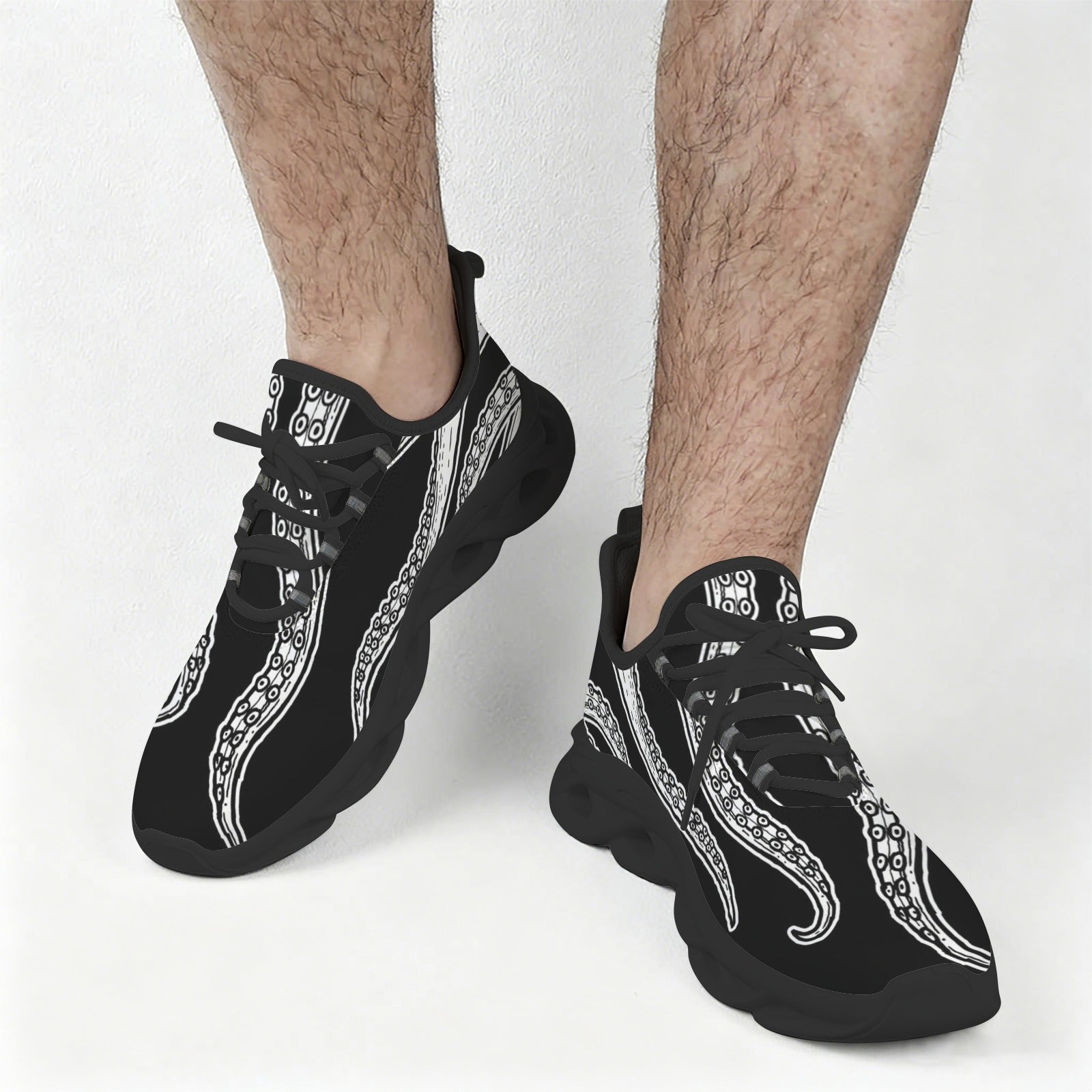 Octopus Tentacles Men's Twisted Sole Sneakers