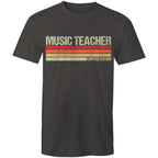 Music Teacher, Limited Edition - Mens T-Shirt Charcoal Mens T-shirt Music Printed In Australia Teacher