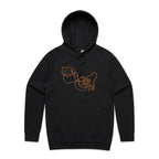 Barista - Mens Hoodie Black Mens Hoodie Coffee Printed In Australia