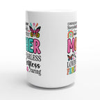 Mother Word Cloud - White 15oz Ceramic Mug 15oz Mug Globally Fulfilled Mum