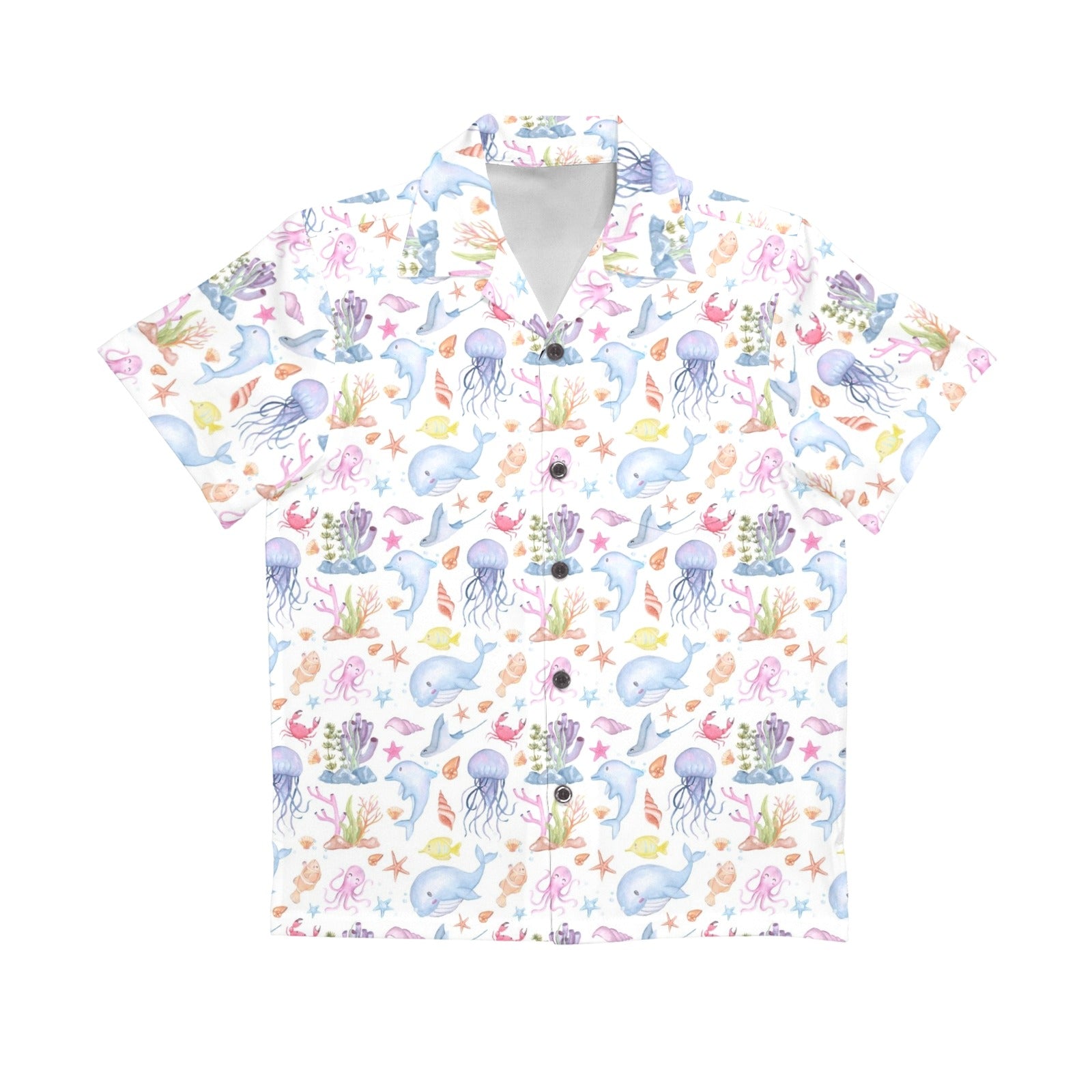Under The Sea Senior Kids Hawaiian Shirt